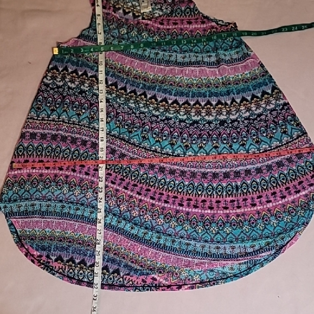 0842. Swimsuitsforall ~ Multicolor Floral Fabric ~ Coverup ~ 14/16 ~💜 - Picture 4 of 10